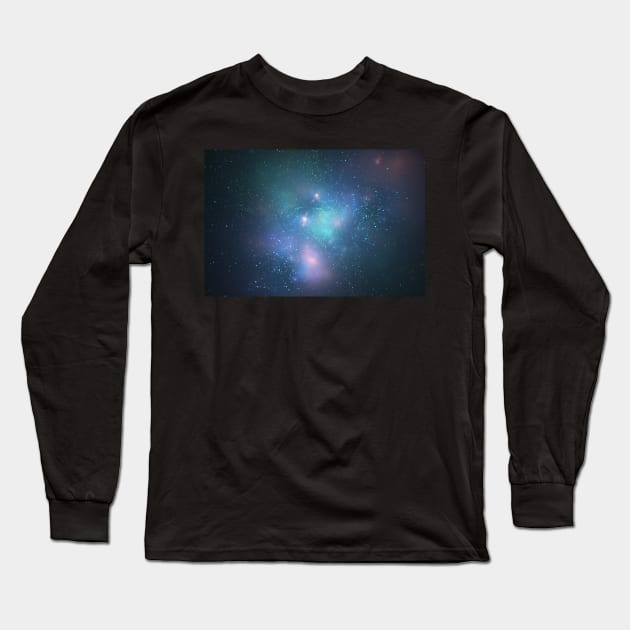 Cosmoblur Long Sleeve T-Shirt by krinichnaya